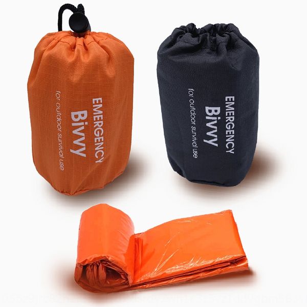 

hkfdo outdoor portable pe aluminum film emergency sleeping sleeping bag tent bag emergency tent thermal insulation moisture-proof mat sun-pr