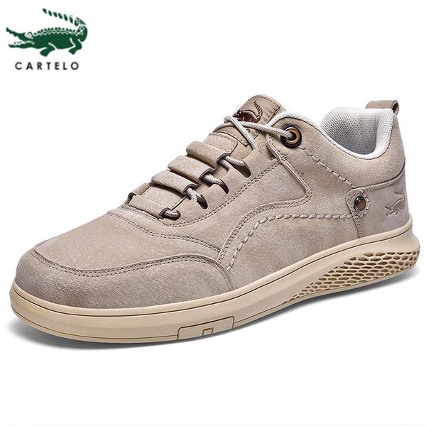 

cartelo men's shoes new trend sports casual shoes men's wild low-sneakers men, Black