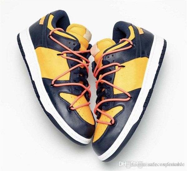 

2019 release authentic 9off white x sb dunk low university gold ct0856-700 red midnight navy leather pine green running shoes men sneakers