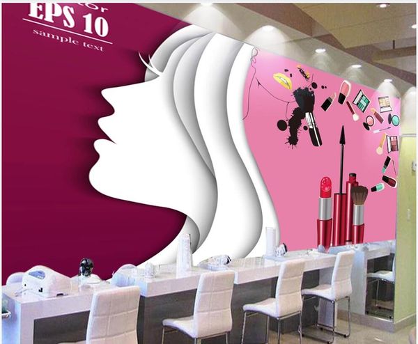 

3d p wallpaper custom mural on the wall beauty hairdressing shop tooling background home decor wallpaper rolls in the room