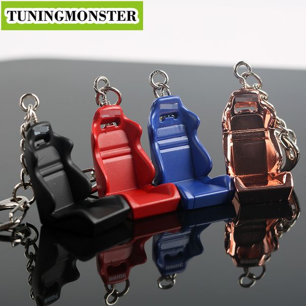 

car truck racing seat chair jdm keychain keyring key chain key ring keyfob mini zinc alloy metal drop shipping, Silver