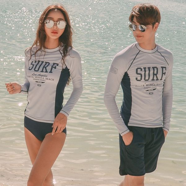 

0glau 2020 korean wet split quick drying clothes sunscreen jellyfish clothes men women long-sleeved swimwear surfing diving swimsuit diving, Black;red