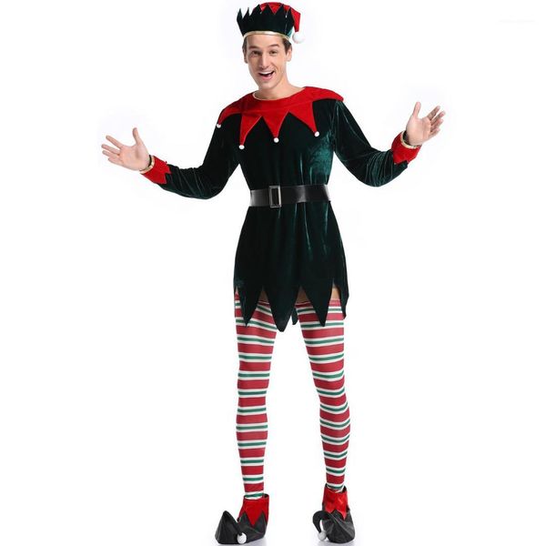 

man annual stage performances theme cosplay clothes men festival fashion clothes mens christmas holiday party costumes, Black;red