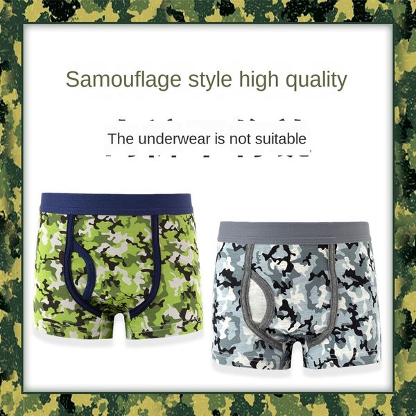 

camouflage men's boxer underpants underpants children's underwear men's boxer underwear class a quality, Camo