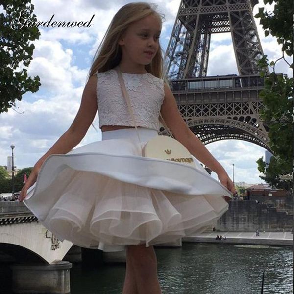 

puffy light pink cute girl princess dresses kids satin layers tulle dress girls lace appliques ball gown celebrity dresses, Red;yellow