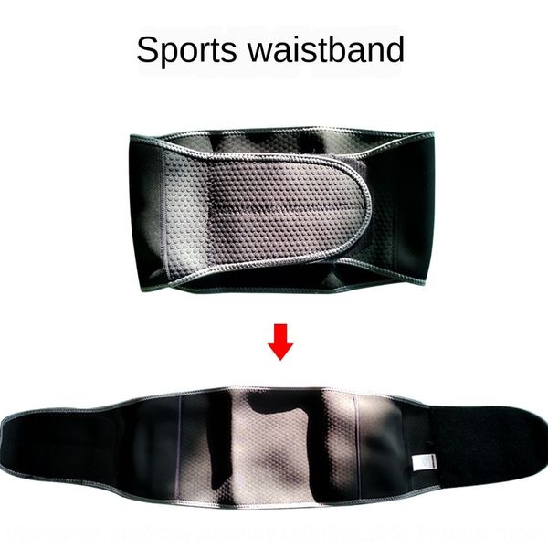 

09ji4 protection sports men's and women's abdomen shaping waist girdle training warm belt squat exercise exercise fitness warm spo, Black;gray