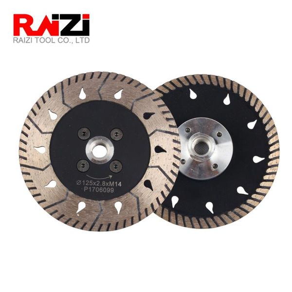 

raizi 125 mm 5 inch cut grind turbo diamond cutting grinding saw blade disc for granite,quartz,engineered stone