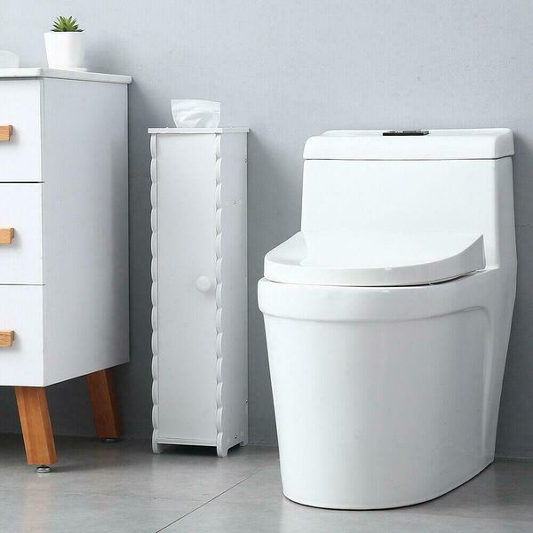 

durable furniture bathroom storage cupboard cabinet organizer narrow shelf new
