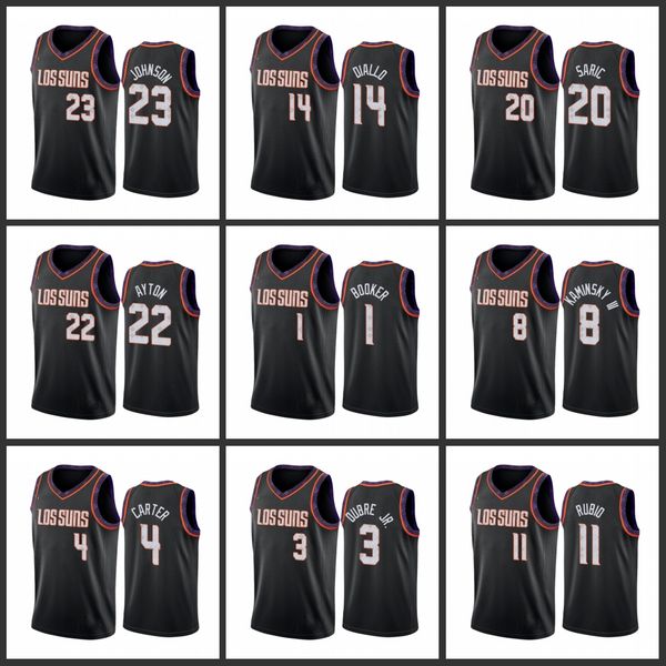 

Phoenix Suns Cameron Johnson Cheick Diallo Josh Jackson Devin Booker Frank Kaminsky III Jevon Carter Men 2019-20 Statement Jersey