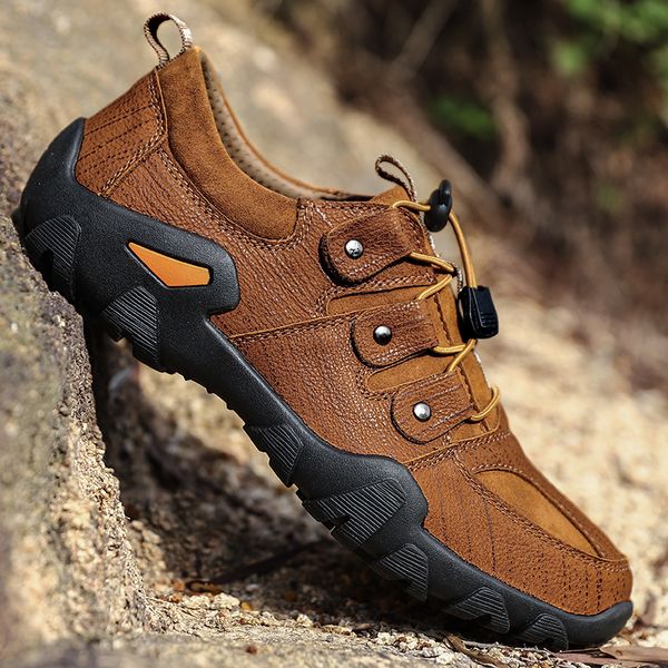 

men's shoes fashion comfortable flat men's genuine leather shoes lace up fashion outdoor male oxfords man moccasin, Black