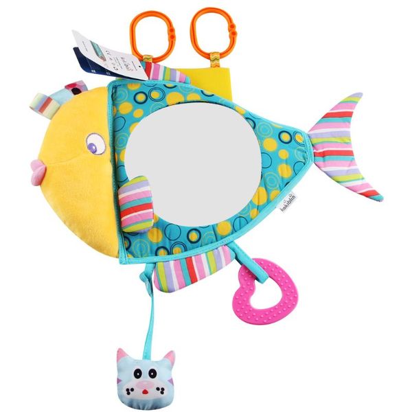

baby rearview mirror hanging toys safe stuffed infant nursing care soft toy