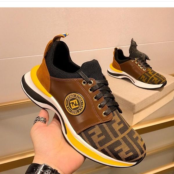 

028 men's designer casual sports shoes, fashion brand outdoor casual shoes, original box packaging fast delivery, Black