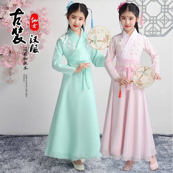 

dctnf girls fairy chinese guzheng children's style ancient costume children's guzheng costume women's super fairy elegant anc, Black;red