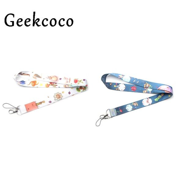 

little prince cute diy multi-function mobile phone straps tags neck lanyards for keys id lanyard badge neck straps webbing j0219, Silver