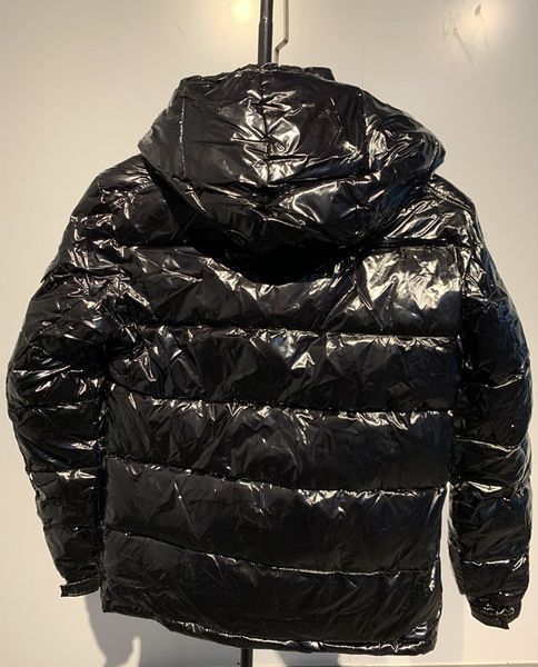 

пальто высочайшее качество мужчины doudoune mens пуховики зимние куртки зимы женщин вскользь mens открытый теплый перо outwear держите тепло, Black