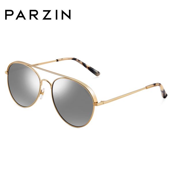 

parzin brand round women sunglasses men polarized for driving grade glasses quality alloy frame sun glasses lens anti uv, White;black