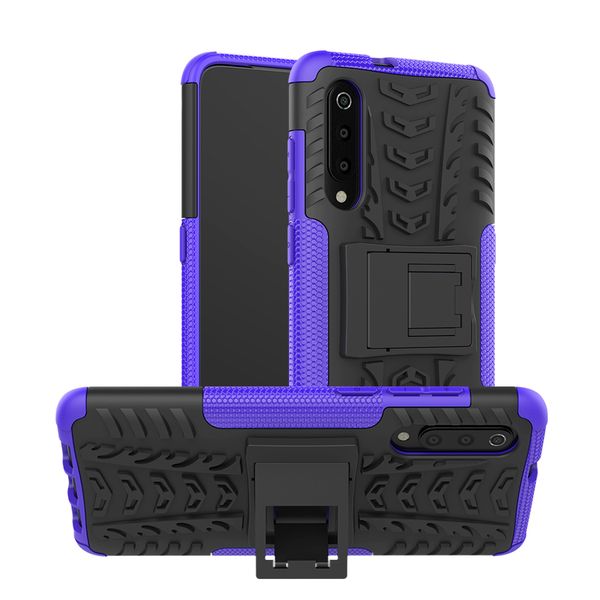 

for xiaomi mi 9 se 8 a2 lite 6x 5x pocophone f1 max 3 2 case hard plastic soft silicone hybrid armor stand pc + tpu phone cover