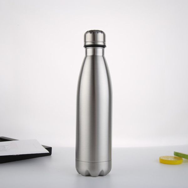 

17OZ Double Walled Cola Shape Bottle Stainless Steel Vacuum Insulated Water Bottle Travel Thermal Flask Costom Design Quickily Delivery