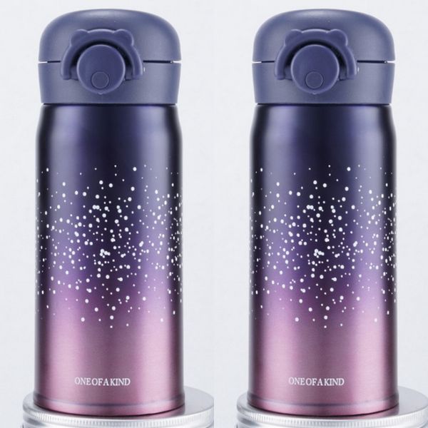 

new stainless steel sports starry sky bouncing creative creative gift thermos thermos cup gift cup