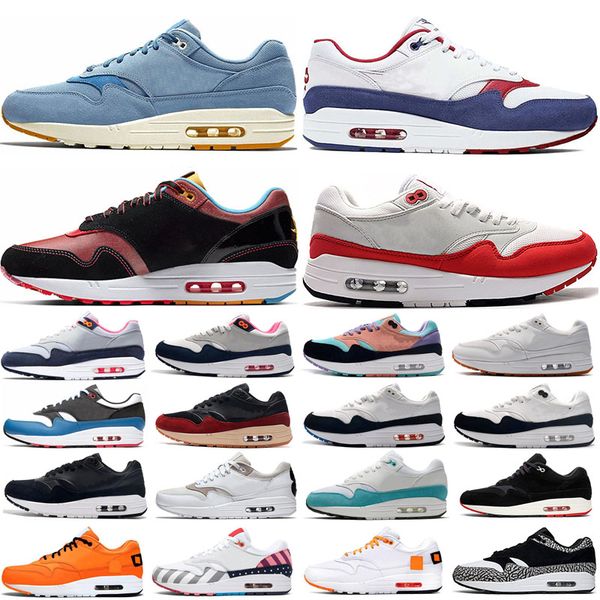 

1s men women running shoes 1 anniversary royal patch parra elephant 87 atomic teal split mens fashion trainers sneakers sports shoes 36-45
