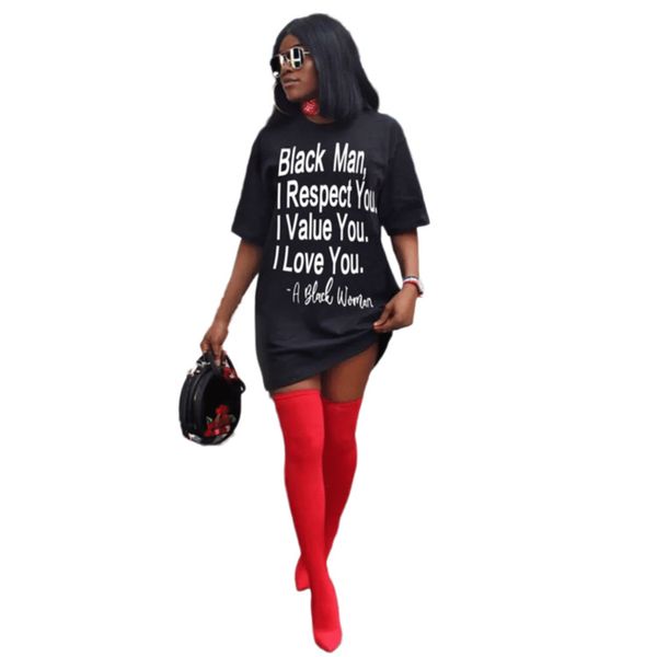 

fashion letter printed neon dress women short sleeve loose mini t shirt dress causal o-neck plus size 4xl summer autumn dress, Black;gray