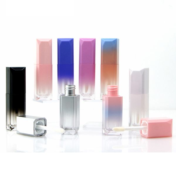 

wholesale 5ml gradient lipstick tube lip balm containers diy lip glaze empty cosmetic containers gel glue stick clear travel bottle