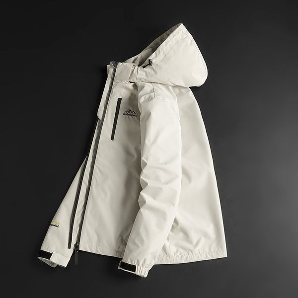 

мужские и женские куртки весной и осенью тонкий альпинизм одежда на открытую воздухе пару куртки большого размера весна водонепроницаемого д, Blue;black