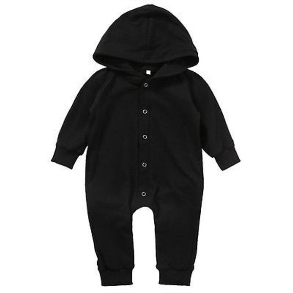 

black hooded rompers autumn newborn clothes cotton clothing sets spring baby boy roupa infant jumpsuits t200721, Blue