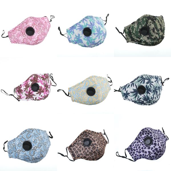 

rk6es protection face maskswashable and reusable facemask leaf black print breathable cloth masks forcotton bylima scarf#739