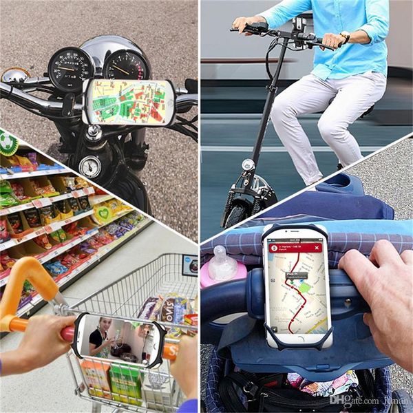 

silicone bicycle phone holder balance accessories for iphone 6 7 8 for samsung huawei ete smart phone mjhome jltkw