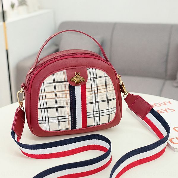 

psptb women's shell printed color stripe shoulder 2020 summer and autumn new product crossbody mobile phone shoulder small shell bag sm