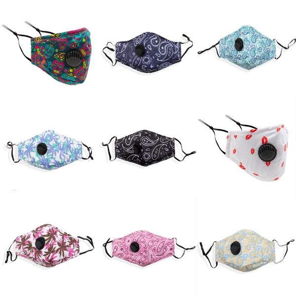 

individual bag 3-12 years mens designer mask black pink blue gray face mouth er reusable washable protective party masks#263