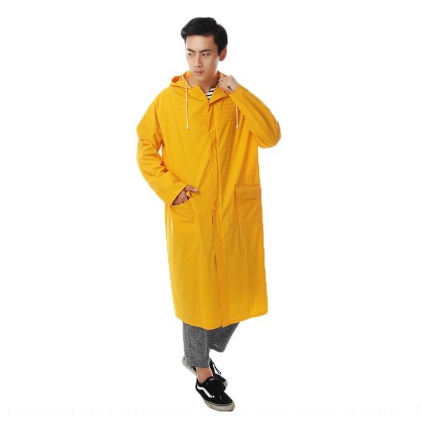 

men's outdoor work site labor cloak protection protection thickened long raincoat yellow single glue overcoat poncho, Red;brown