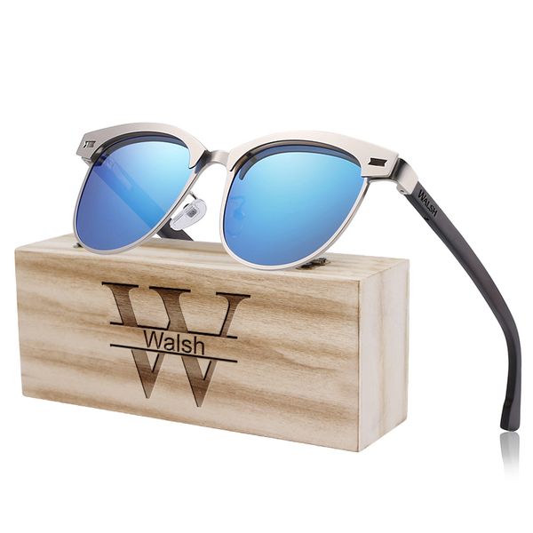 

engrave your logo wooden polarized men's sunglasses fashion women sun glasses uv400 protection male masculino, White;black