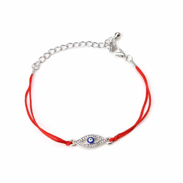 

red black string blue oil drop evil eye lucky fashion gifts bracelet for women friendship bracelet