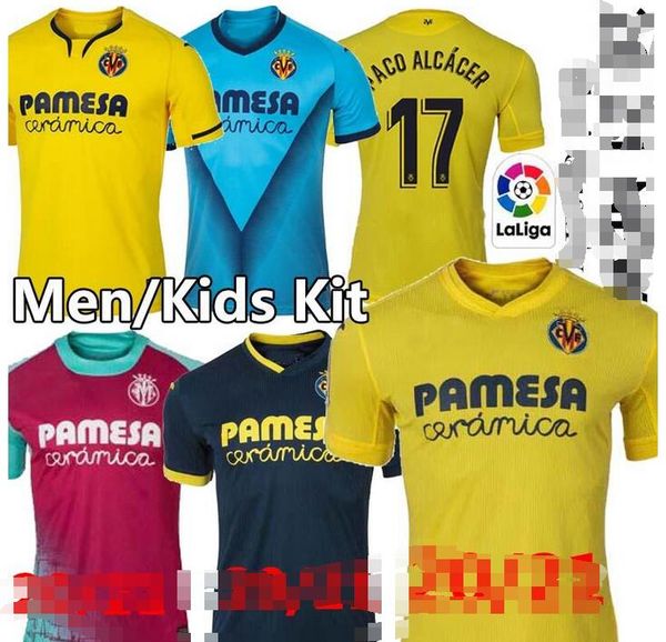 

2021 villarreal cf s.cazorla soccer jerseys 19 20 chukwueze fornals football shirt pedraza moreno ekambi iborra camiseta de fútbol uniforms, Black;yellow