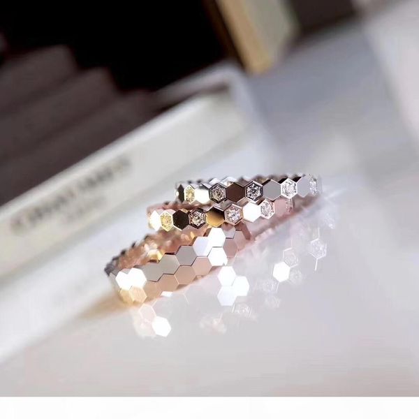 

2020 luxurious quality classic design punk lovers ring size for women ring with diamond or no diamond jewelry gift ps634, Black