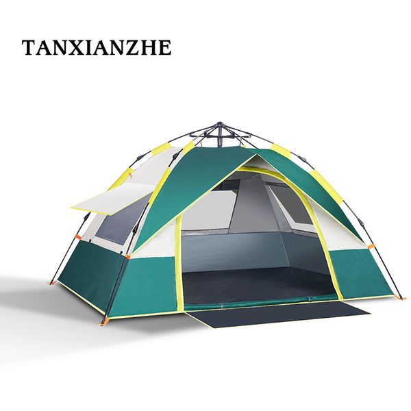 

tents and shelters tanxianzhe 3season waterproof camping tent hiking automatic outdoor speed open family