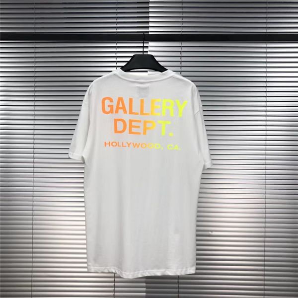 

colorful gradient letters gallery dept t shirt men women tee casual gallery dept tshirt, White;black