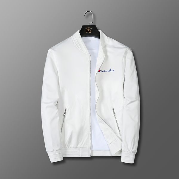 

fashion design mens jackets stand collar bomber jacket men brand embroidery blouson homme autumn coats track jackets men coat m-3xl, Black;brown