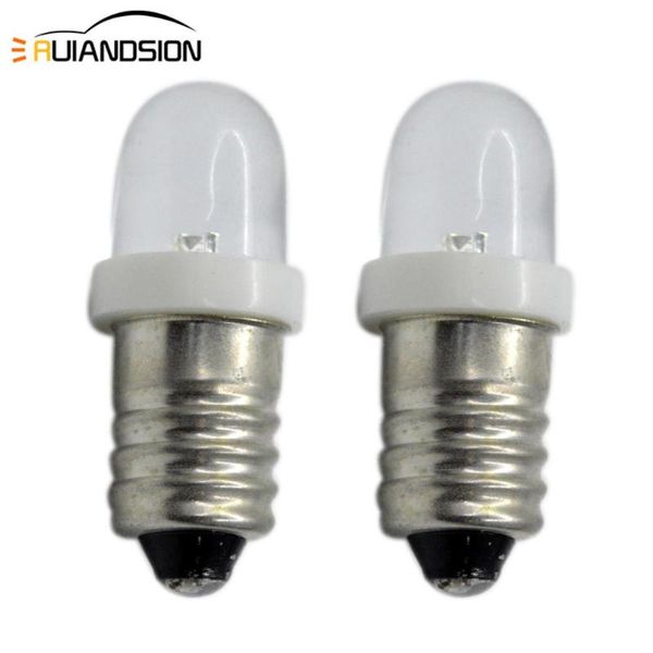 

pair e10 0.1w 3v 6v 12v f5 1led torch bulbs with led bulb head lamp white