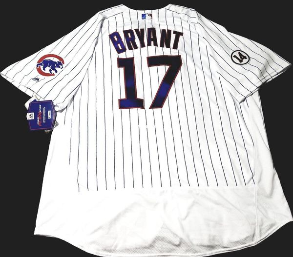 

majestic chicago #17 kris bryant flex / cool base jersey mens stitched wholesale big and tall size xs-6xl baseball jerseys, Gray