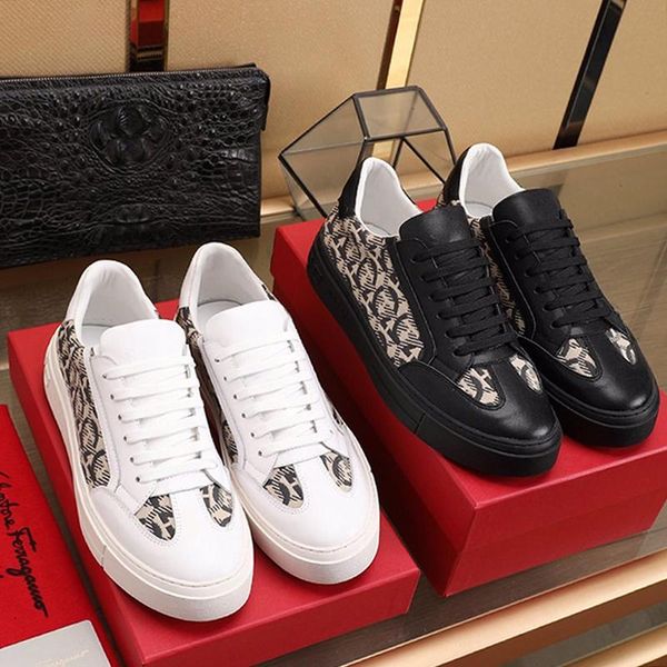 

new arrival men shoes fashion sneakers flats platforms outdoor walking casual footwears plus size lace -up comfortable luxury men shoes, Black