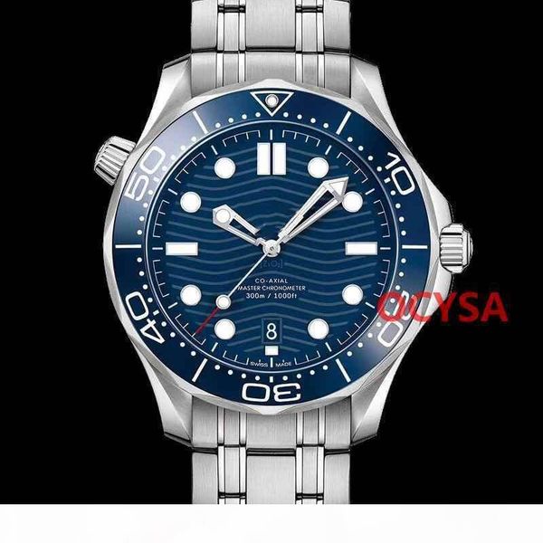 

luxury sea designer watch stainless steel men automatic movement wristwatches professional diver 300m master nato strap mens watches, Slivery;brown
