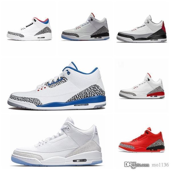 

ma mens 3s basketball shoes retro j3 black white cement tan mocha qi 54 oreo red blue unc tinker 3 jumpman iii sneakers