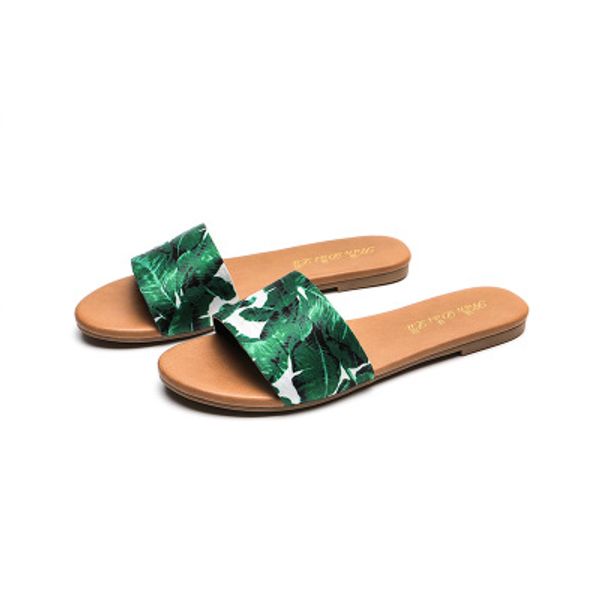 

2020 fashionable new women's slippers simple one-line flowe cloth non-slip bathroom women sandals round head home female slides, Black
