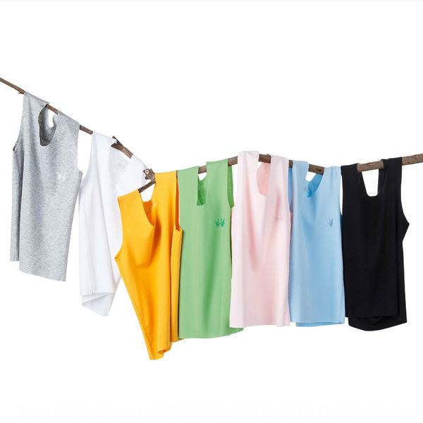 

children's traceless cut casually thin baby modal solid color underwear for boys and girls underwear vest vest vest, Blue