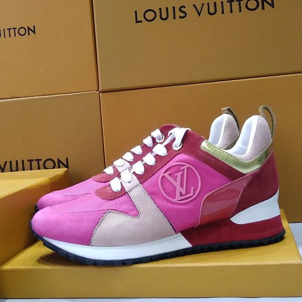 

new sports shoes for women sneakers casual fashion breathable footwears trainers with origin box chaussures de femme run away sneaker womens, Black