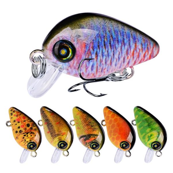 

30pcs mini crankbait fishing lures 1.95g 28.5mm isca artificial japan hard bait bass fishing wobblers ater minnow fish lures