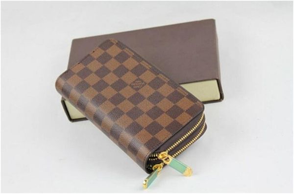 

2020 wallet designer wallet womens designer handbags purses clutch wallets leather designer purse card holder shipping no box 007, White